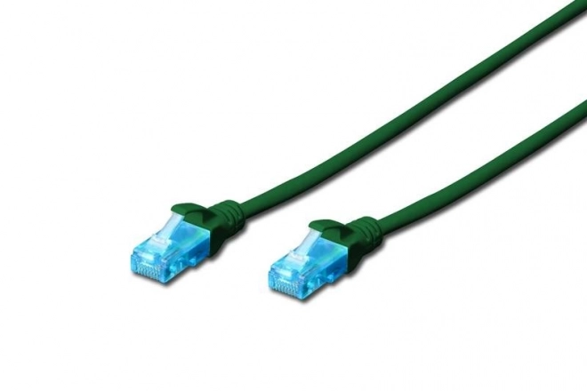 Cordon patch U/UTP Cat 5e PVC 3m verde