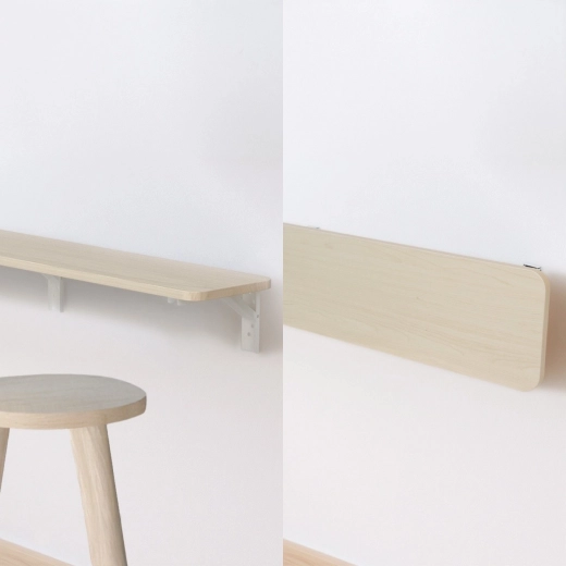 Structură rabatabilă pentru economie maximă de spațiu