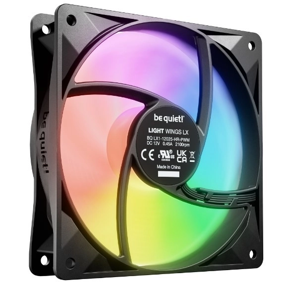 Ventilator cu iluminare Be Quiet Light Wings 120mm PWM