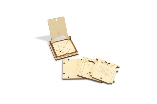 Puzzle din lemn 3D - Geometrie