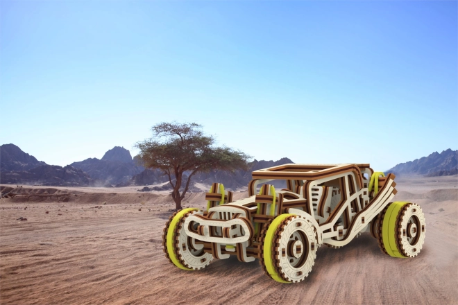 Puzzle 3D din lemn - model buggy