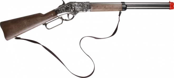 Pușcă cowboy metalică cu 8 proiectile