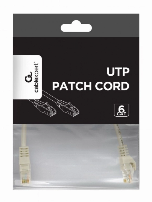 Patch cable categoria 6 cupru UTP 3m gri