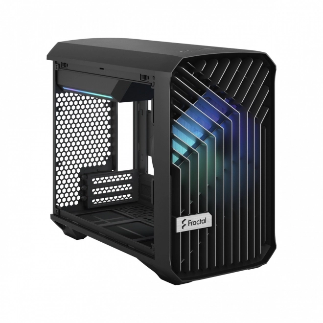 Carcasa Torrent Nano RGB Negru TG Ușoară Tindere