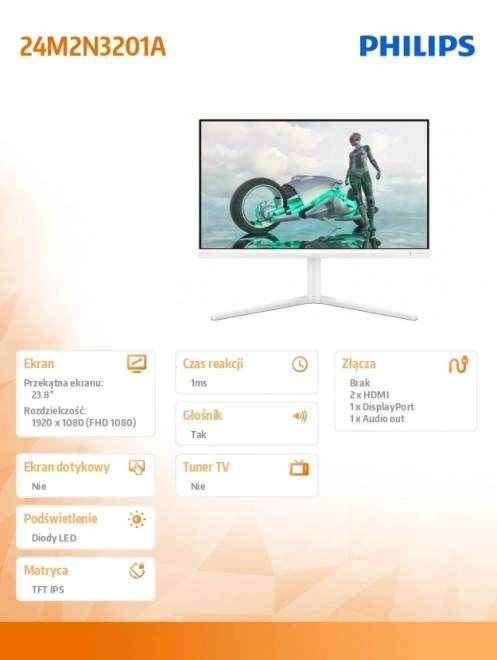 Monitor Philips 24M2N3201A IPS 24 inci