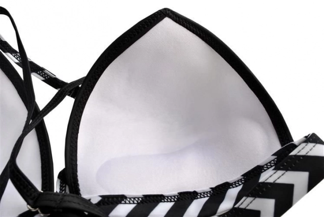 Costum de baie cu talie înaltă - S