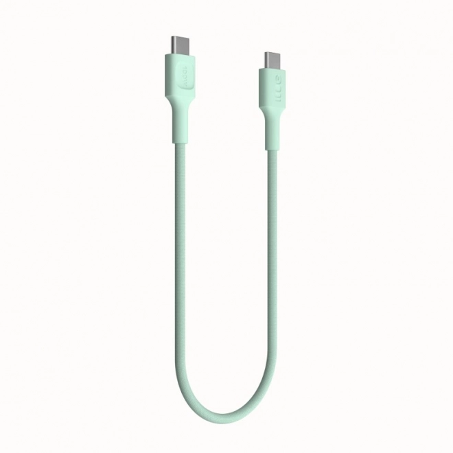 Cablu USB-C la USB-C PowerStream 100W împletit verde 1,2m