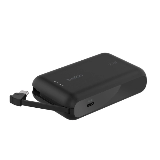 Powerbank BoostCharge 10.000 mAh cu cablu integrat