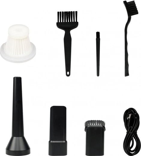 Set bogat de accesorii și filtre HEPA