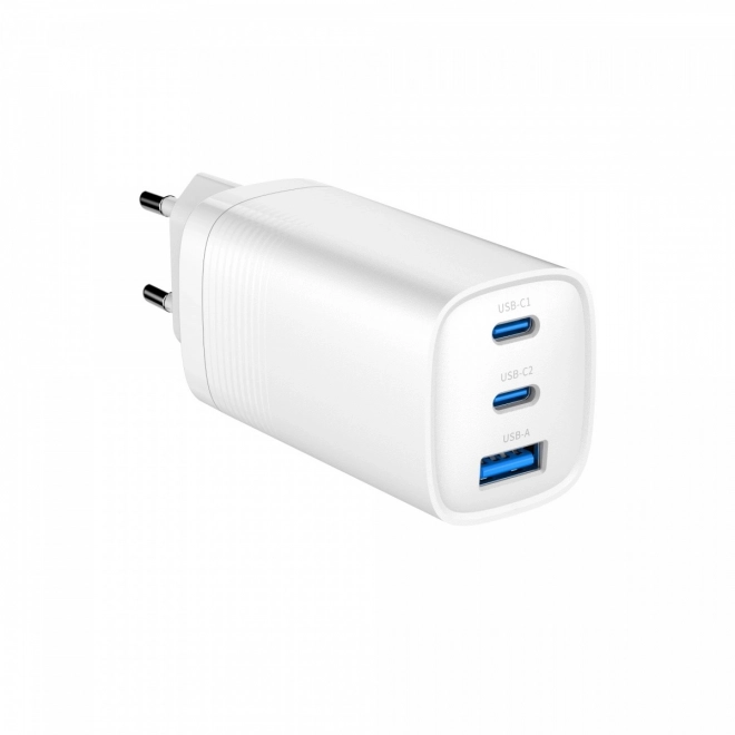 Încărcător rapid cu tehnologie GaN 65W Alb