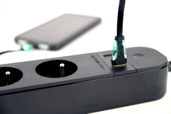 Listă inteligentă cu 4 prize și 3 porturi USB Tuya