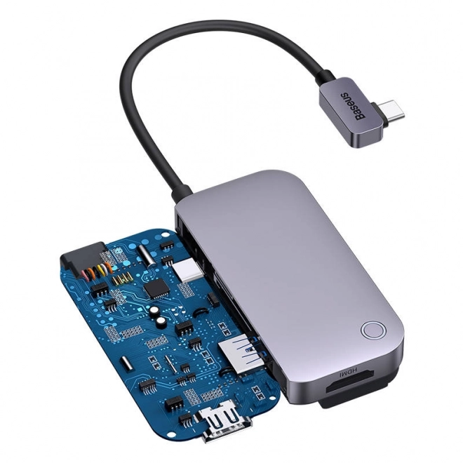 Hub 4 în 1 Baseus PadJoy Series USB-C
