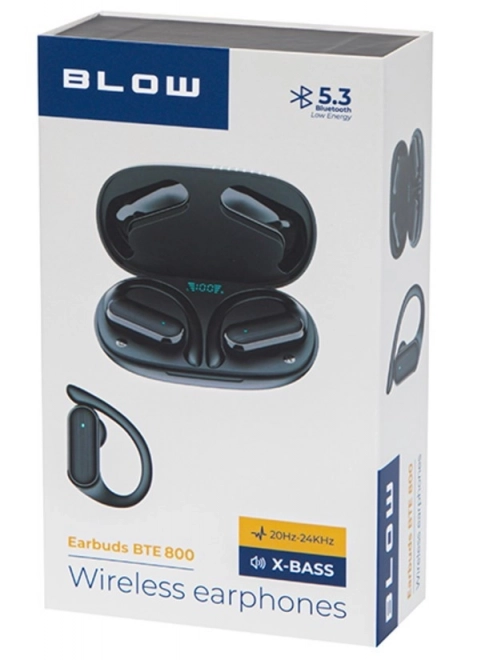 Căști wireless sport negre