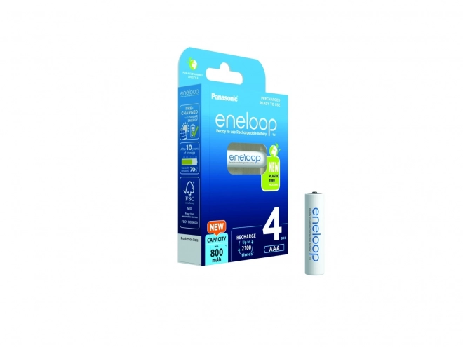 Acumulator reîncărcabil Eneloop AAA 800 mAh pachet de 4