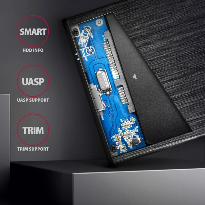 Carcasă externă din aluminiu USB 3.2 SATA 6G 2.5"