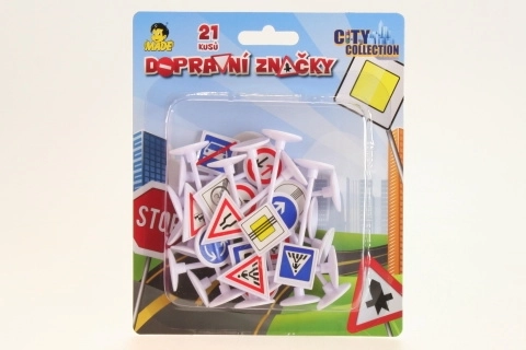 Semne de circulație pe card 21buc