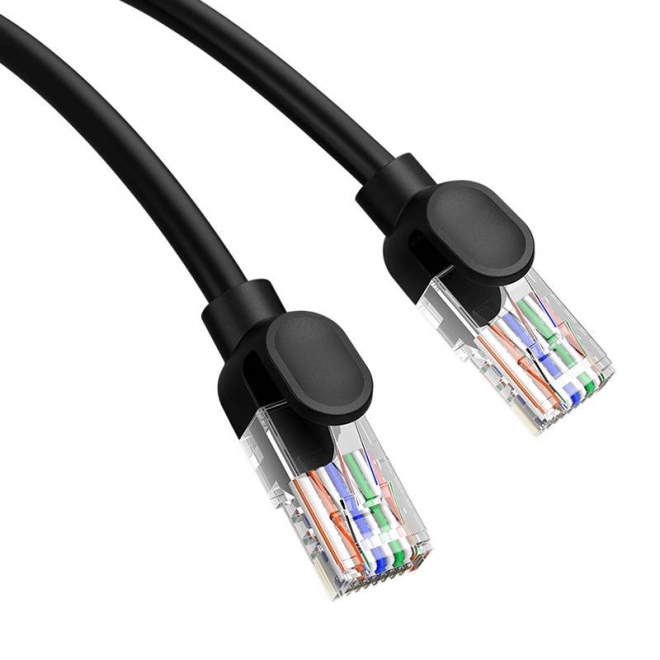 Cablu de rețea Baseus Ethernet CAT5 de 5 m negru