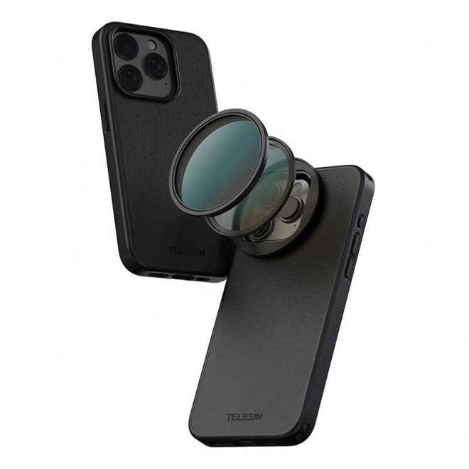 Filtru ND variabil TELESIN 58 mm pentru iPhone 15 Pro/Pro Max