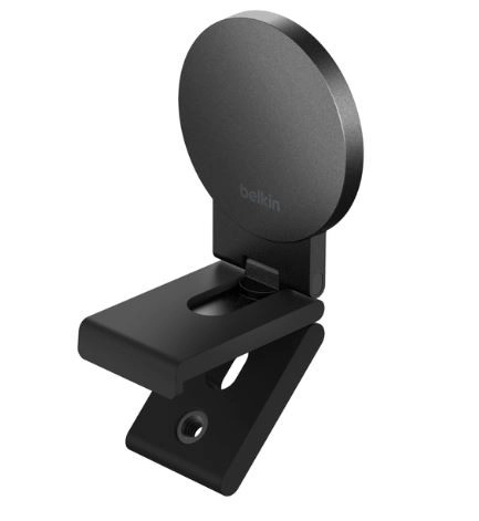 Suport magnetic pentru iPhone la monitor negru