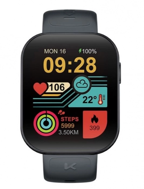 Smartwatch Kumi U6 cu Ecran Mare AMOLED