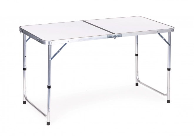 Masă turistică masă pliabilă camping alb blat 120 x 60 cm