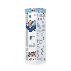 DeluxeJr Steel Pro Rack Piscină 259x170x61 BESTWAY pentru grădină