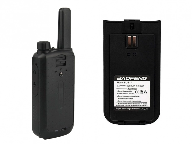 Set walkie-talkie Baofeng BF-T17 cu lanternă