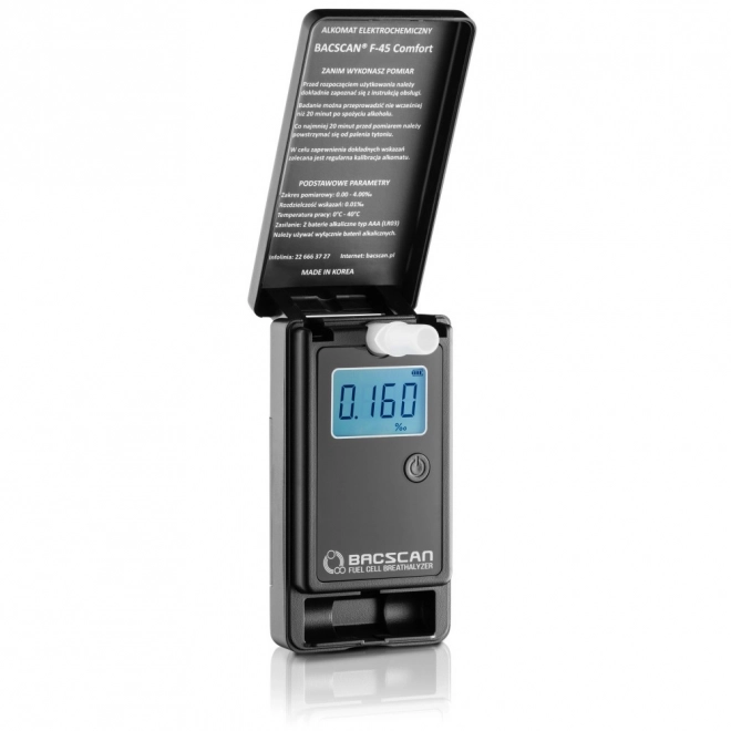 Alcool Tester cu Senzor Electrochimic BACscan Comfort