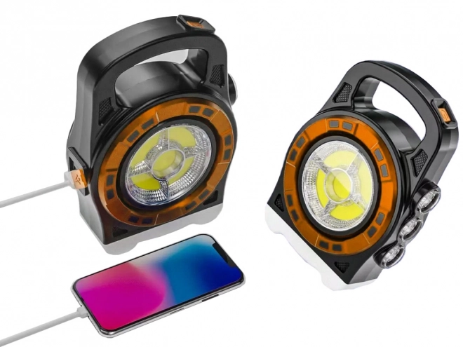 Lampa solară portabilă LED reîncărcabilă cu funcție de powerbank