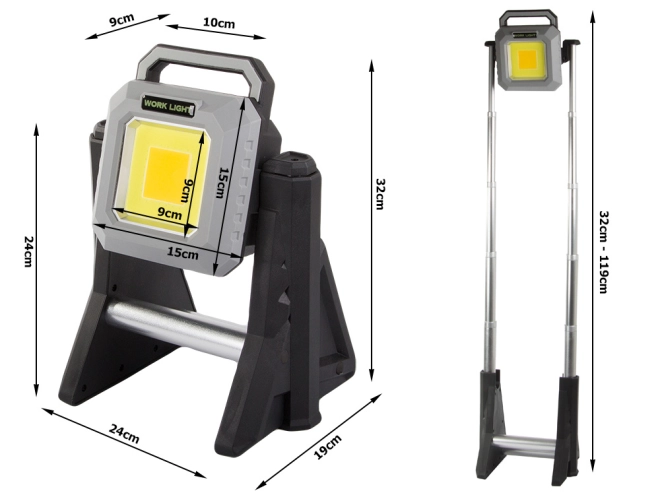 Trepied telescopic și cap rotativ la 360°