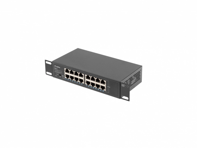 Switch ethernet gigabit Lanberg cu 16 porturi pentru rack