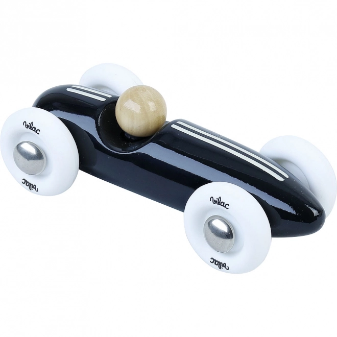 Mașinuță din lemn Vilac Grand Prix Vintage neagră