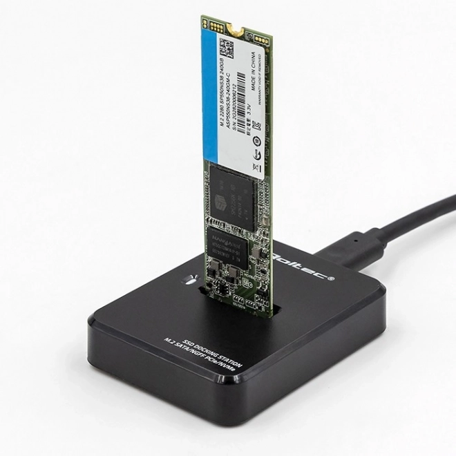 Stație de andocare SSD M.2 SATA/PCIe USB 3.1