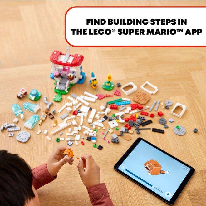 LEGO Super Mario Pisica Peach și Turnul Înghețat set de extindere