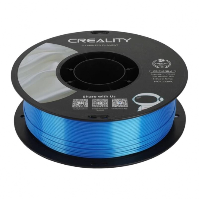 Filament creality silk pla albastru