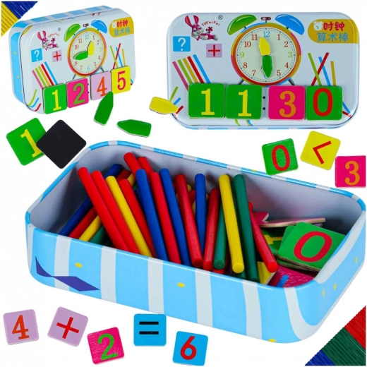 Set educațional pentru învățarea orelor și a calculelor pentru copii