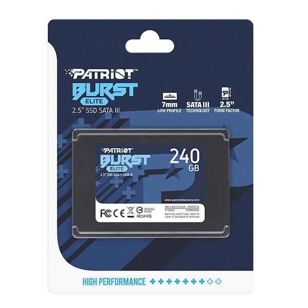 Ssd Patriot Burst Elite 240GB 2.5 SATA III