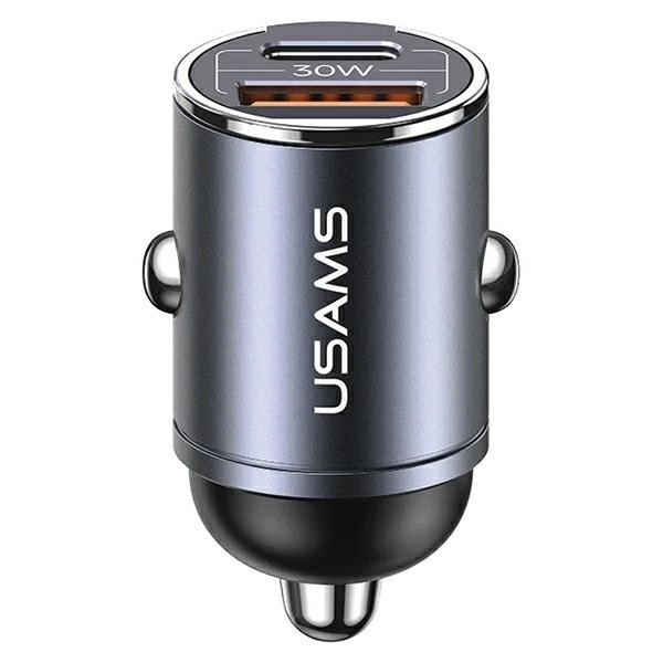 Încărcător auto 30W USB și USB-C Fast Charge