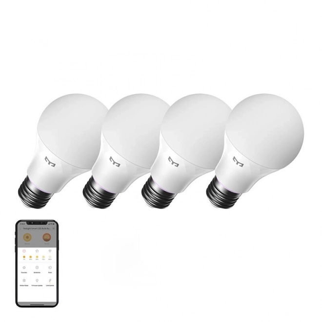 Bec LED inteligent Yeelight GU10 (dimmabil, 4 bucăți)