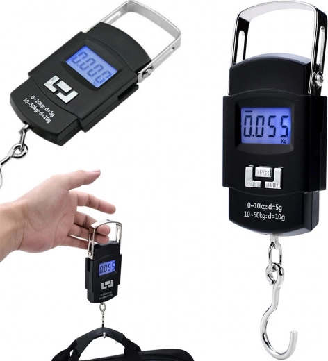 Cântar digital portabil cu cârlig 50 kg