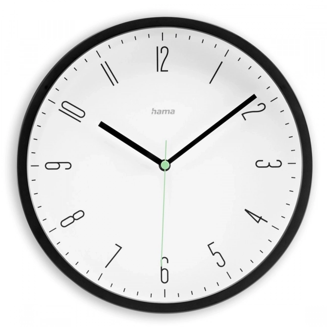 Ceas de perete Capri 25 cm negru