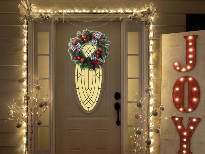 Ghirlandă decorativă de Crăciun pentru ușă și perete