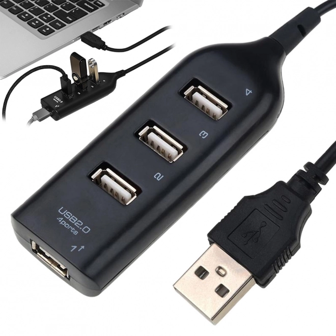 Hub USB cu 4 porturi USB 2.0