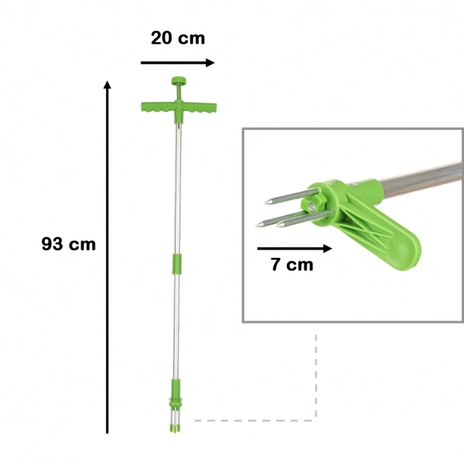 Ustensil telescopic pentru plivit buruieni