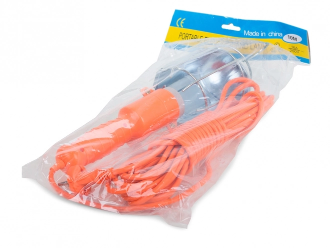 Lampa de atelier cu cârlig 10m pentru garaj 230V