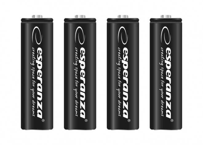 Acumulator reîncărcabil NI-MH AA 2600mAh - Set 4 bucăți, negru
