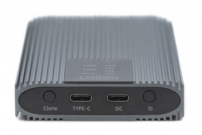 Statie de clonare USB 3.2 Tip C pentru SSD-uri M.2 NVMe 20 Gbps aluminiu