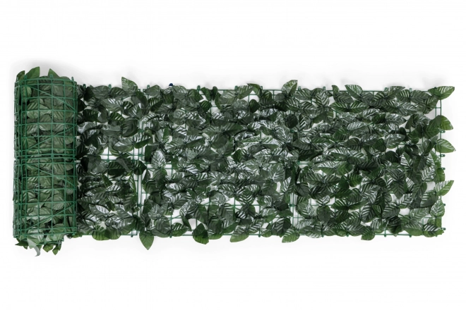 Gard viu artificial 300x50 cm pentru balcoane – mascare verde