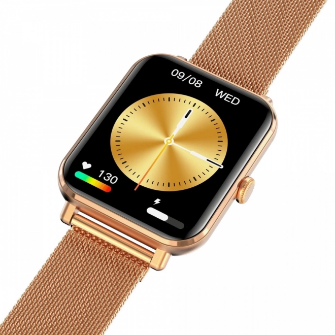 Smartwatch GRC Clasic Auriu Oțel