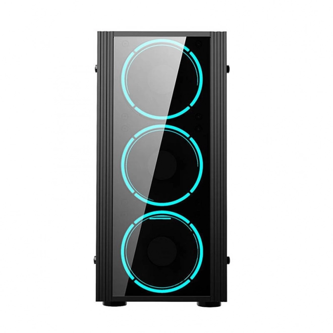 Carcasa PC Darkflash Tehnologie Neagră Mini Micro-ATX